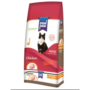 PAW PAW YETİŞKİN KEDİ MAMASI TAVUKLU 1 KG